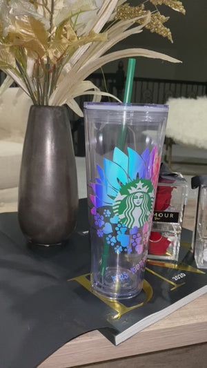 Personalized Starbucks Holographic Drink Bottle