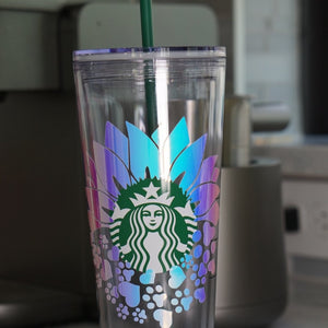 Personalized Starbucks Holographic Drink Bottle