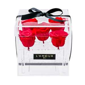 Petite Rose Acrylic Box