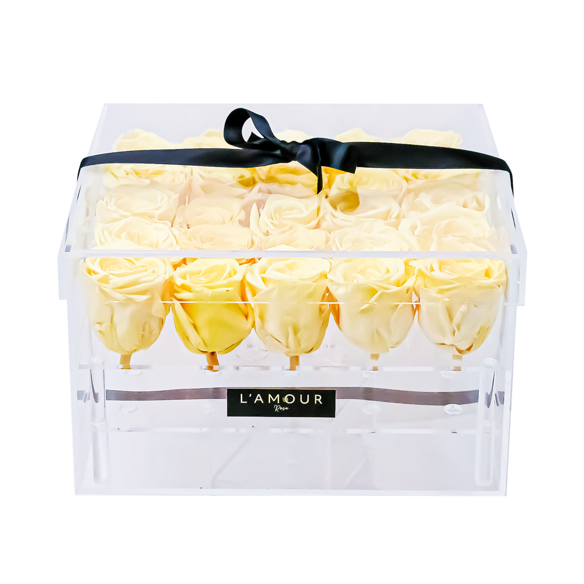 Yellow Large Acrylic Box