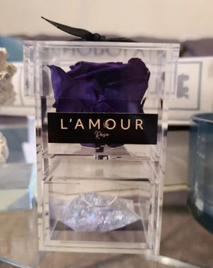 Mini Rose Acrylic Box